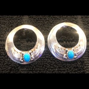 Sterling Silver & Turquoise Earrings